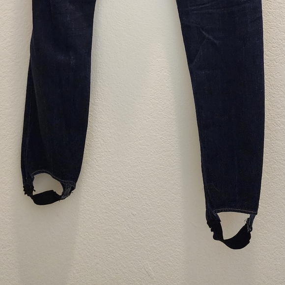 GAP 1969 Dark Blue Stirrup Jeans size 33/16r - Picture 3 of 14